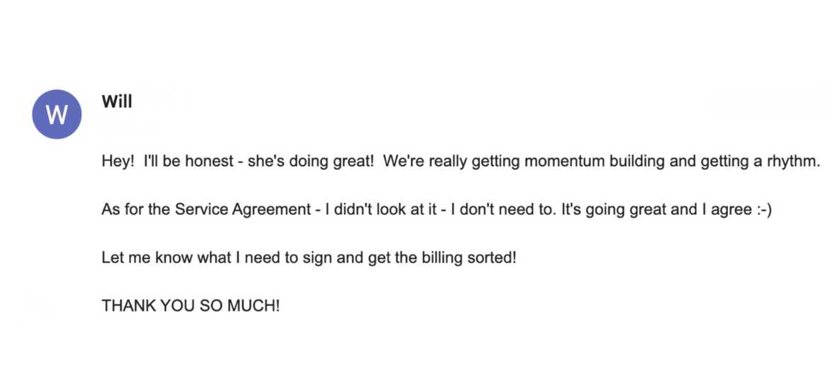 Will on building momentum and finding a rhythm