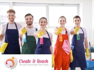 Create & reach cleaning services.